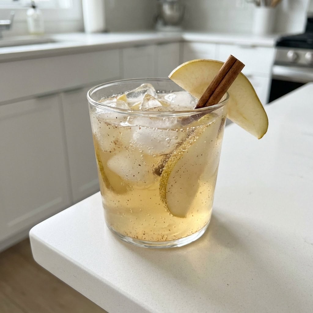 Spiced Pear and Ginger Punch Cocktail Recipe
