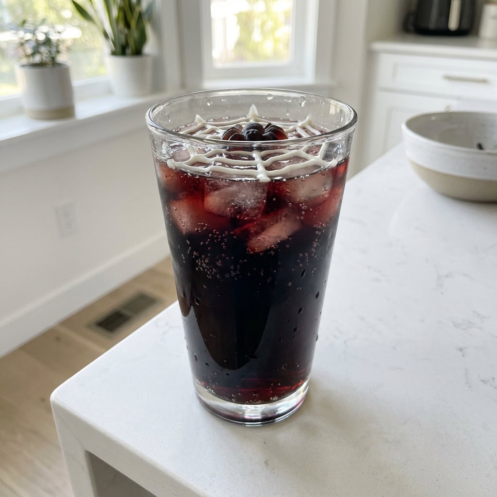 Spider Web Fizz Mocktail Recipe