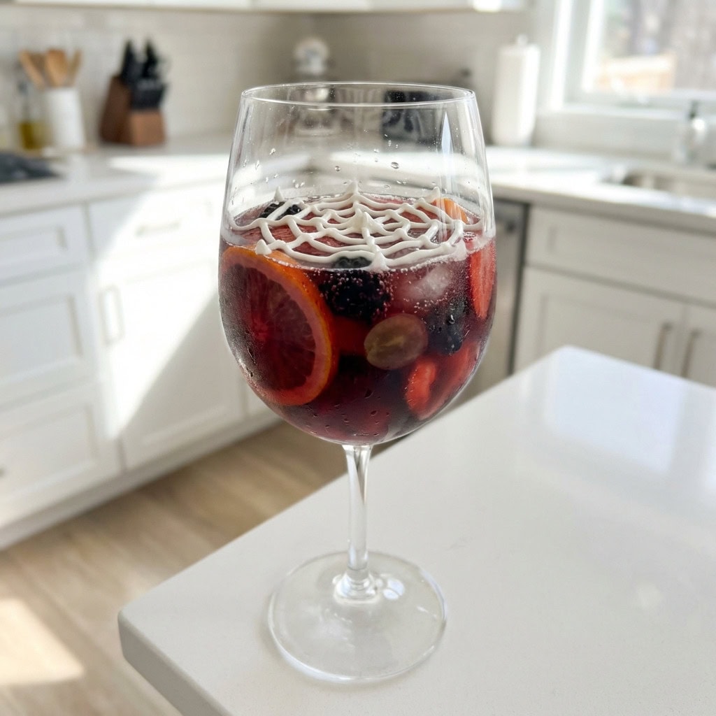 Spider’s Web Sangria Cocktail Recipe