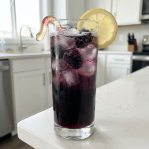 Spooky Black Lemonade Mocktail Recipe