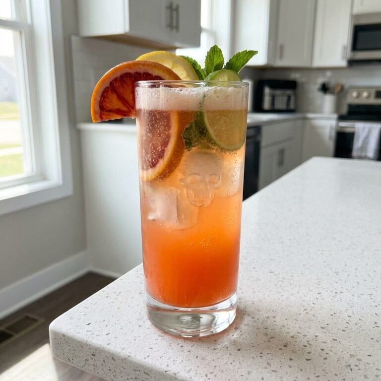 Spooky Citrus Smash Mocktail Recipe