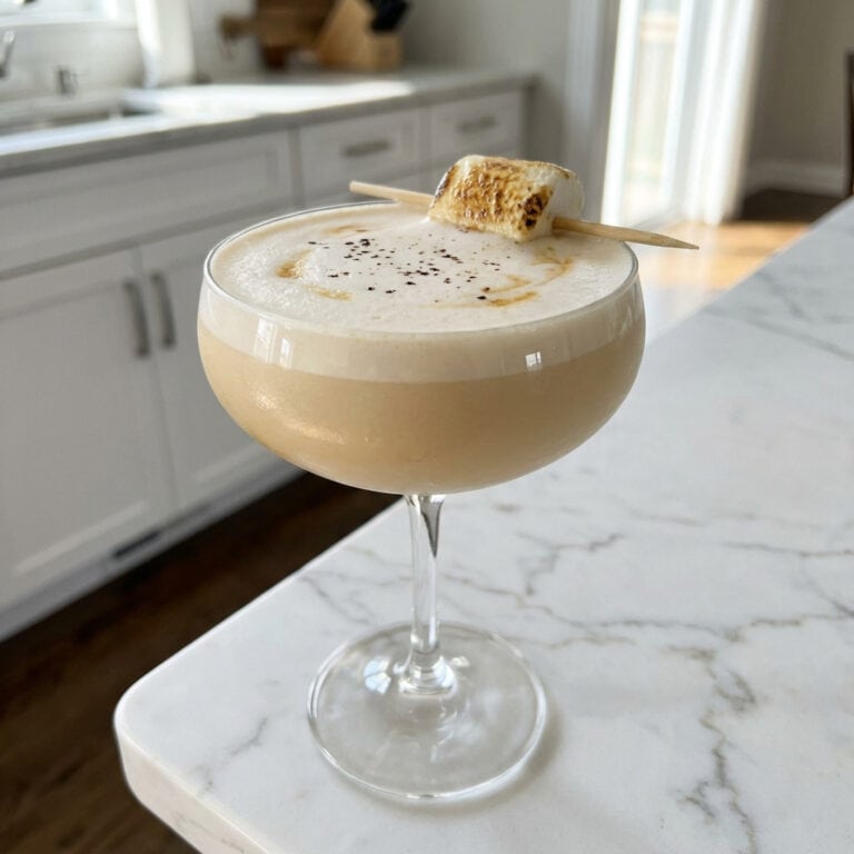 Toasted Marshmallow Tequila Flip Cocktail Recipe
