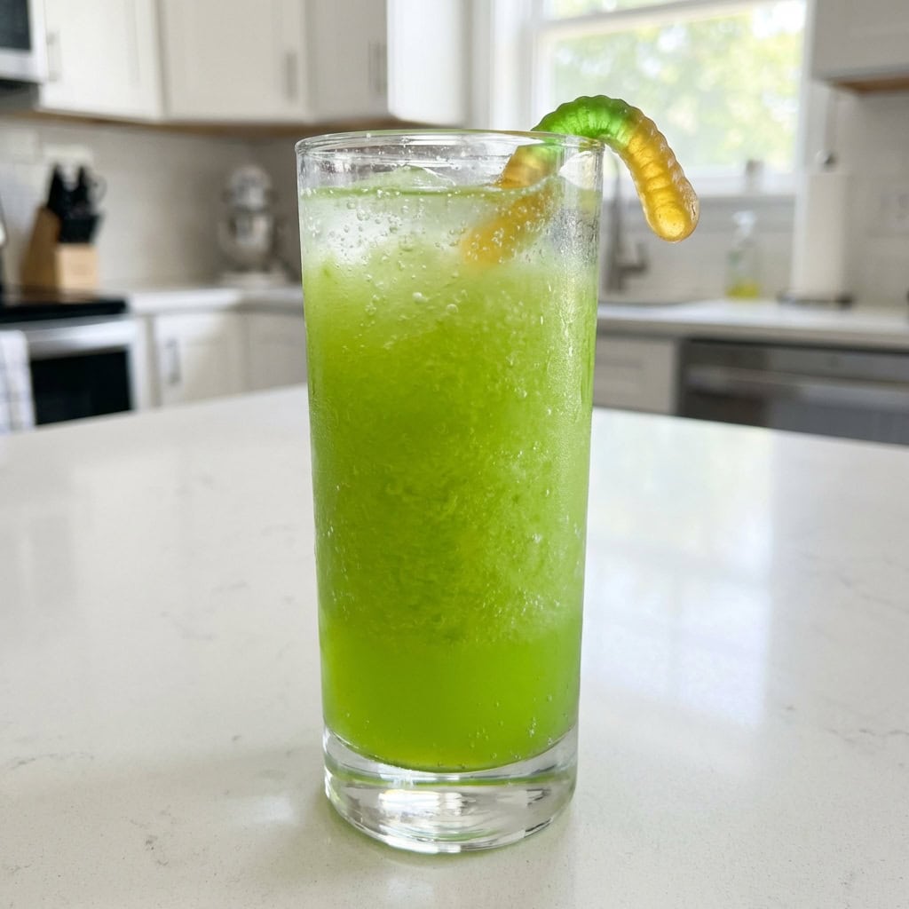 Toxic Green Slush Mocktail Recipe