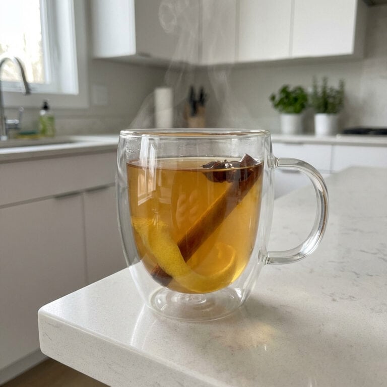 Warm Honey Bourbon Toddy Cocktail Recipe