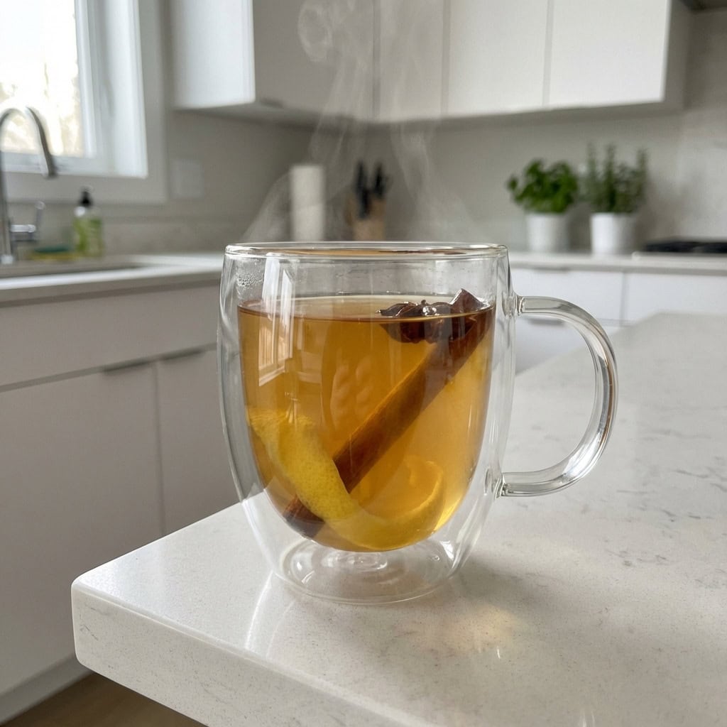 Warm Honey Bourbon Toddy Cocktail Recipe