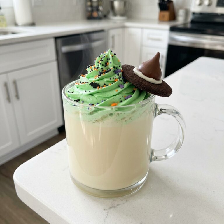 Witch Hat Hot Chocolate Mocktail Recipe