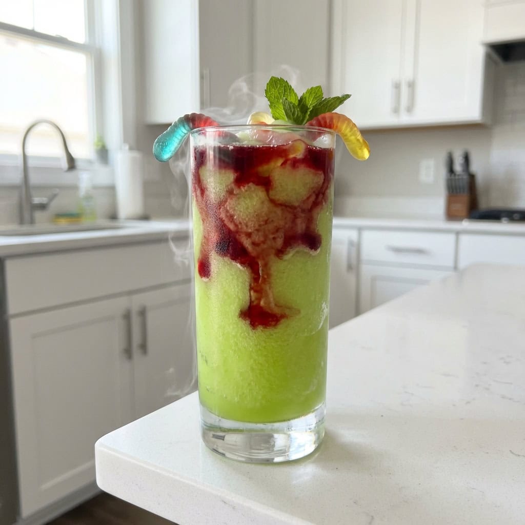 Zombie Brain Freeze Slush Mocktail Recipe