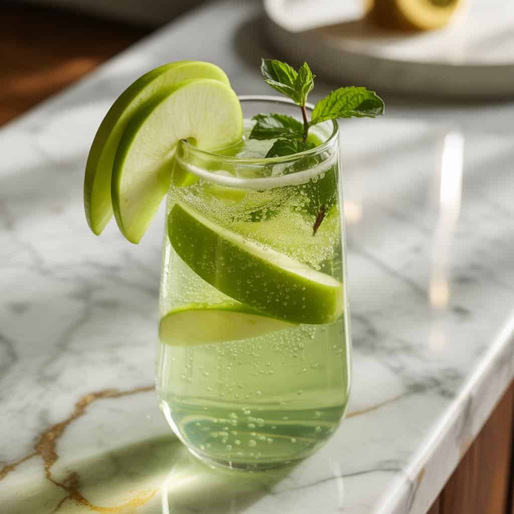 Mummy’s Green Apple Fizz Mocktail Recipe