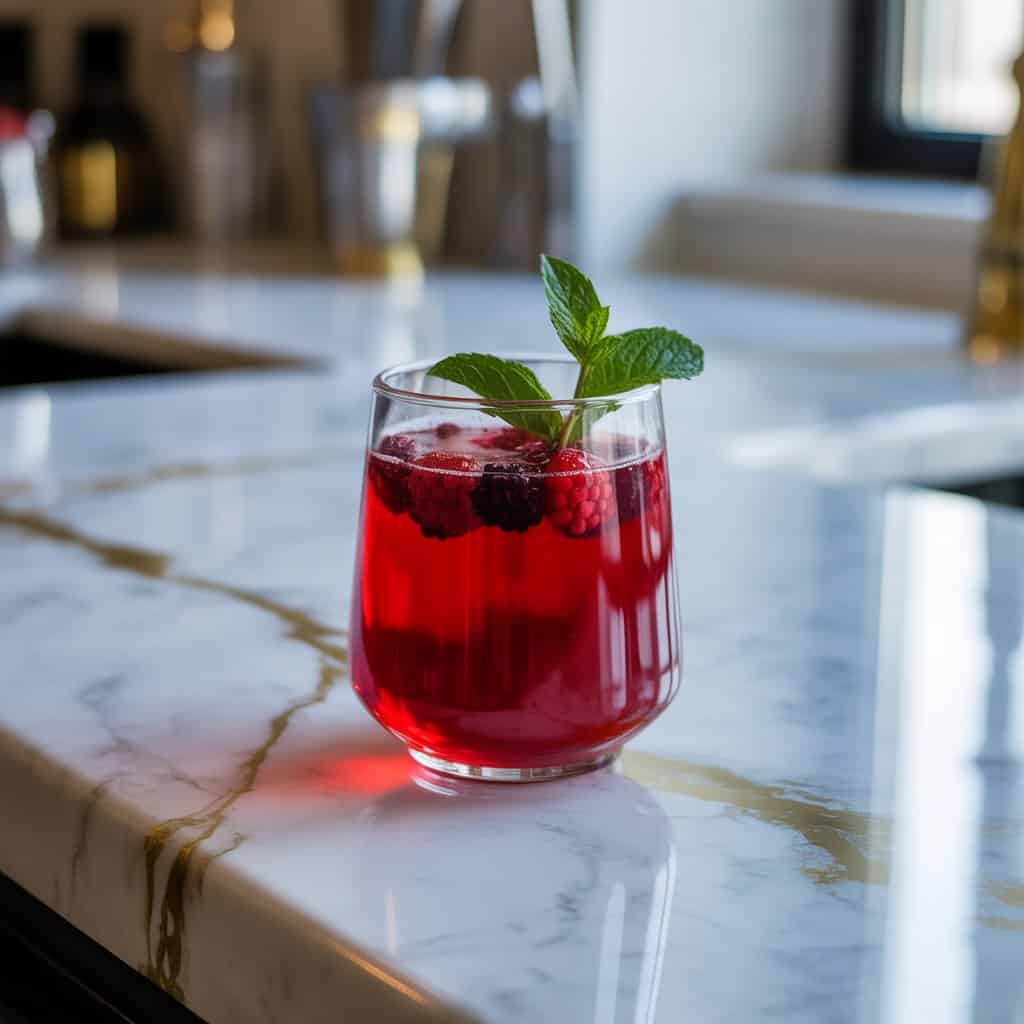 Vampire’s Red Berry Punch Mocktail Recipe
