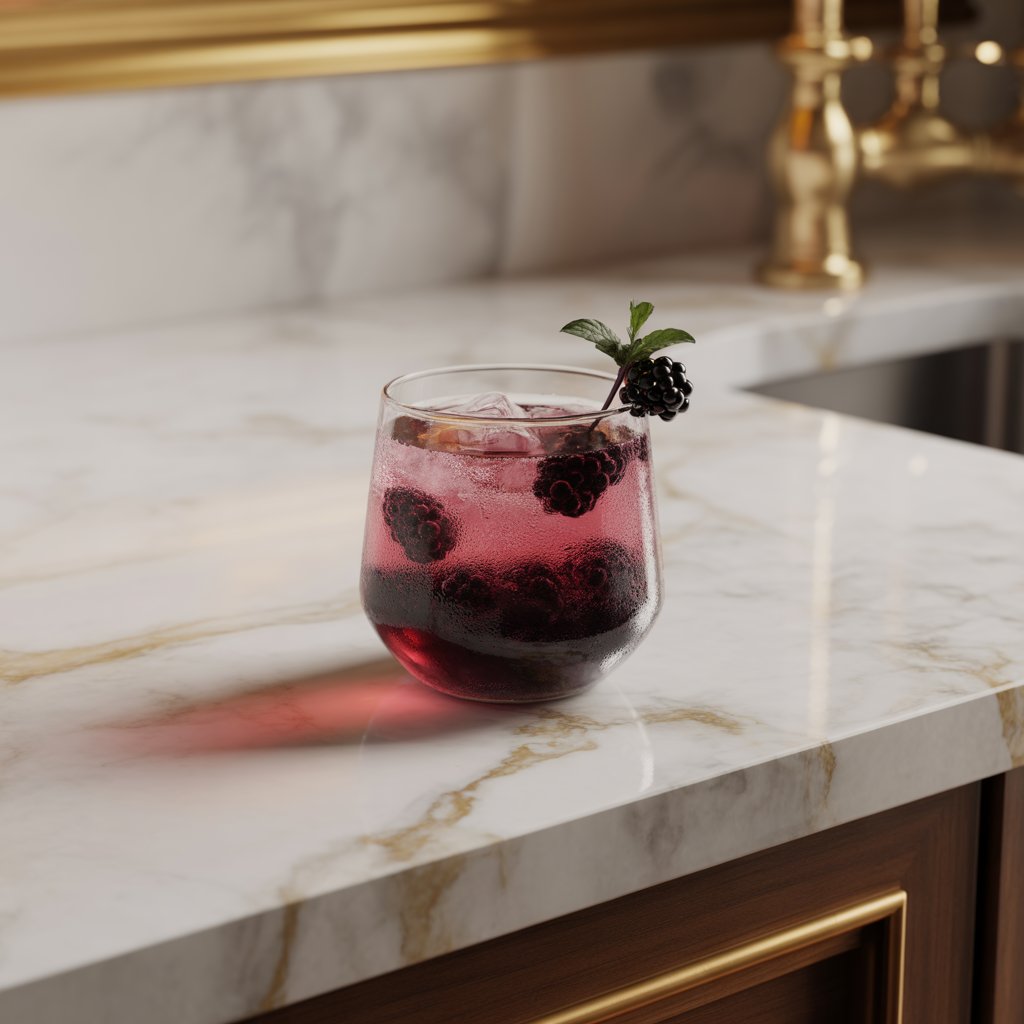 Blackberry Spider Soda Mocktail Recipe