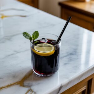 Spooky Black Lemonade Mocktail Recipe