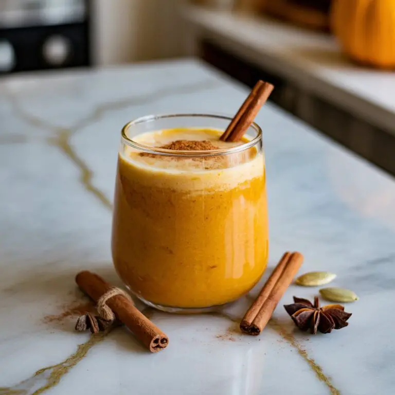 Pumpkin Spice Smoothie Mocktail Recipe