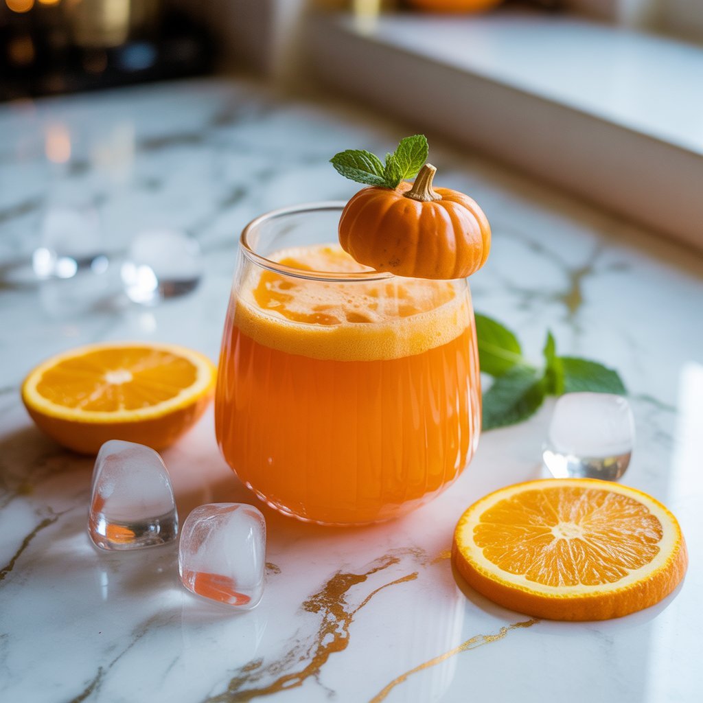 Jack-o’-Lantern Orangeade Mocktail Recipe