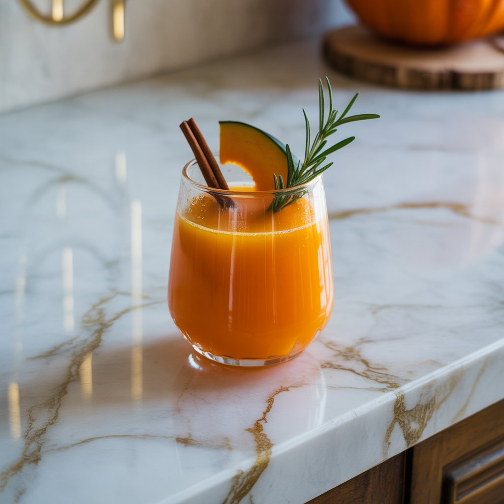 Orange Pumpkin Punch Mocktail Recipe