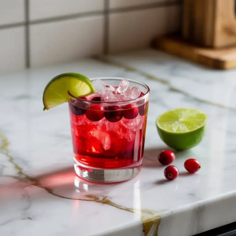 Cranberry Caipirinha Cocktail Recipe
