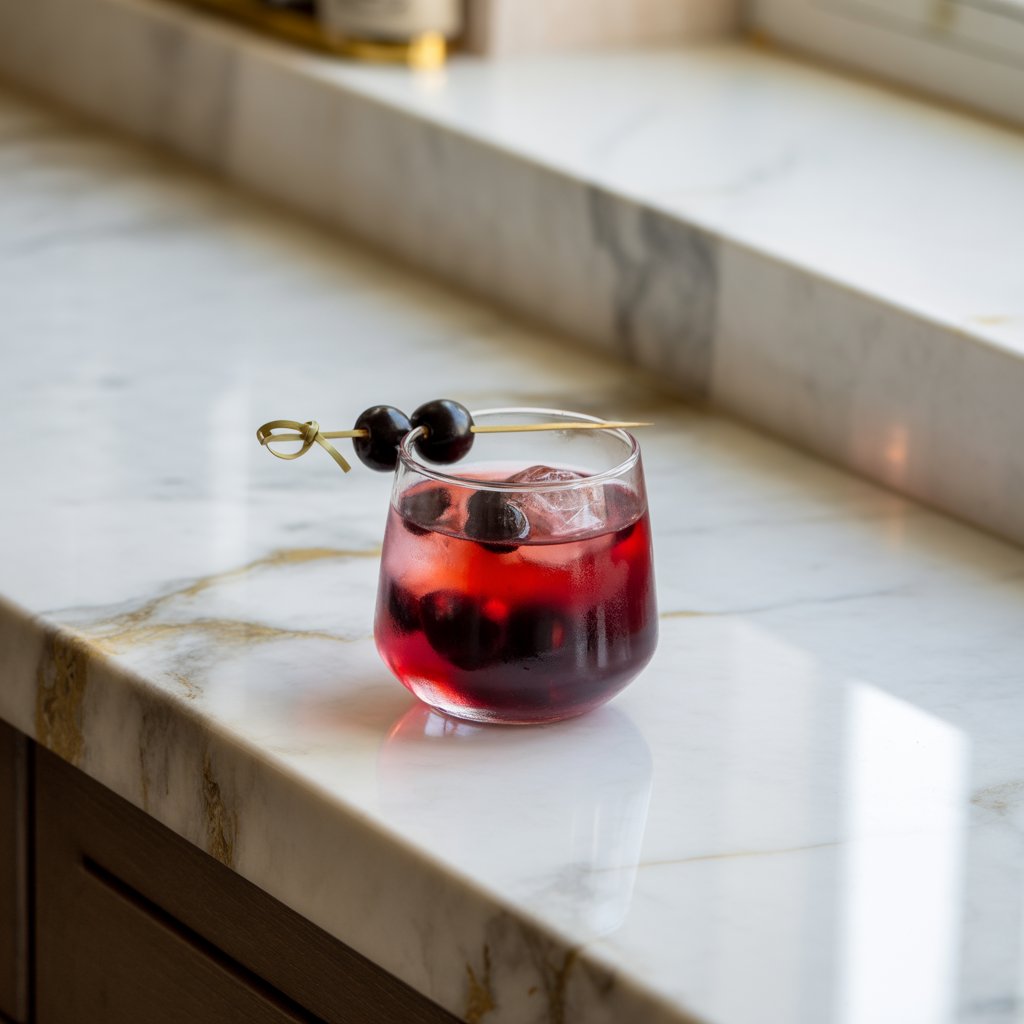 Boozy Black Cherry Cocktail Recipe