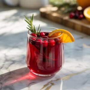 Creepy Cranberry Punch Mocktail Recipe