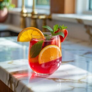 Fangtastic Fruit Punch Mocktail Recipe