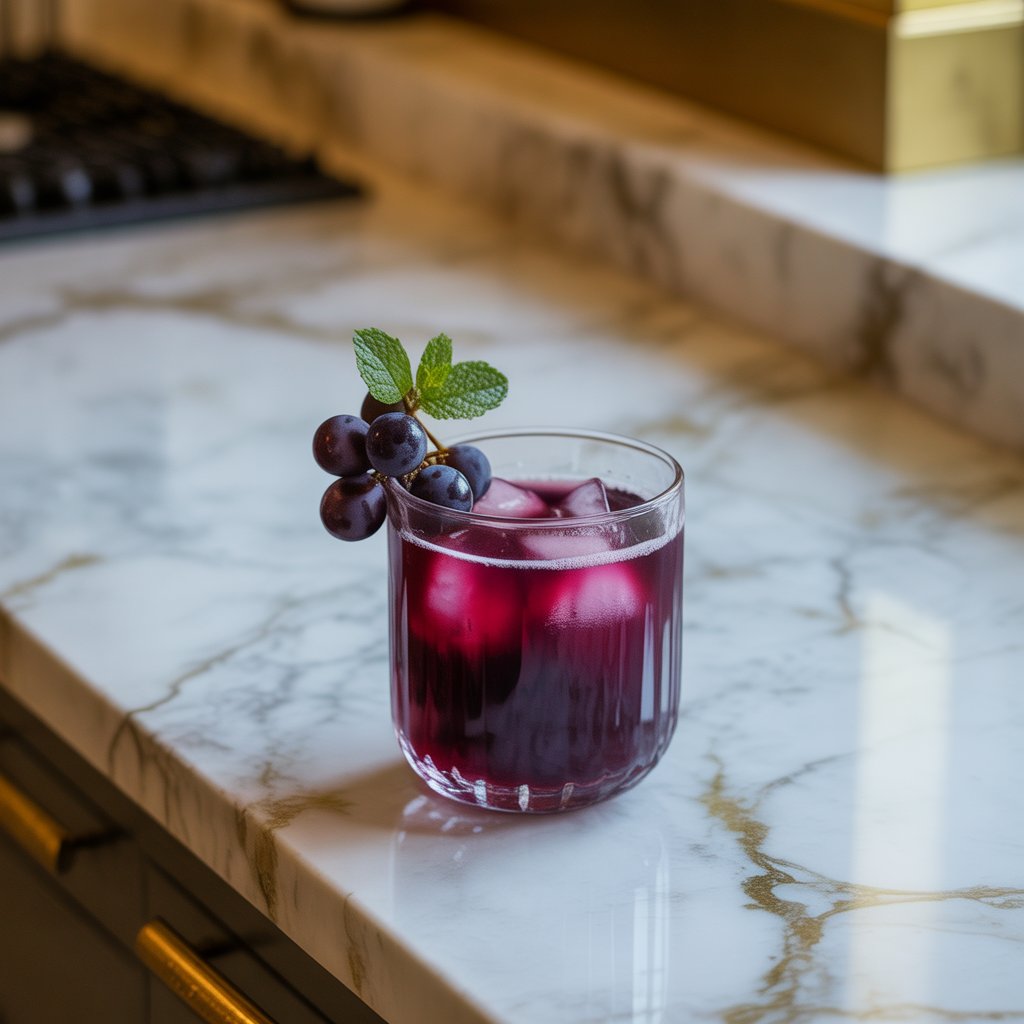 Ghoulish Grape Juice Mocktail Recipe