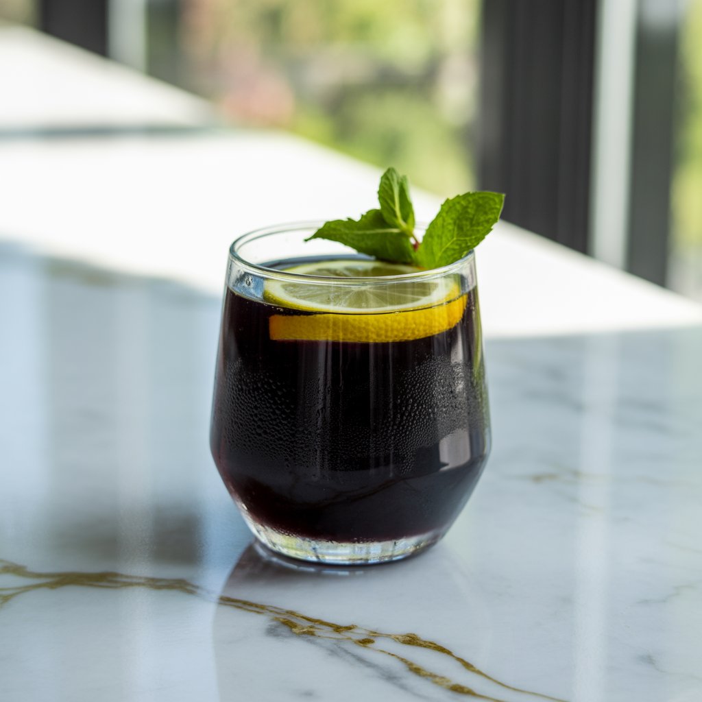 Black Magic Lemonade Mocktail Recipe