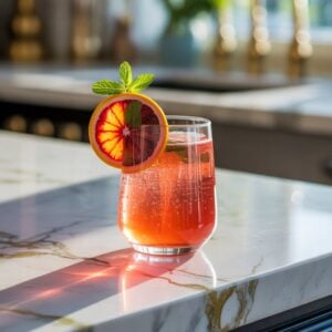 Blood Orange Fizz Mocktail Recipe