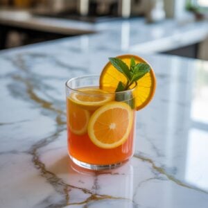 Orange Ginger Detox Mocktail Recipe