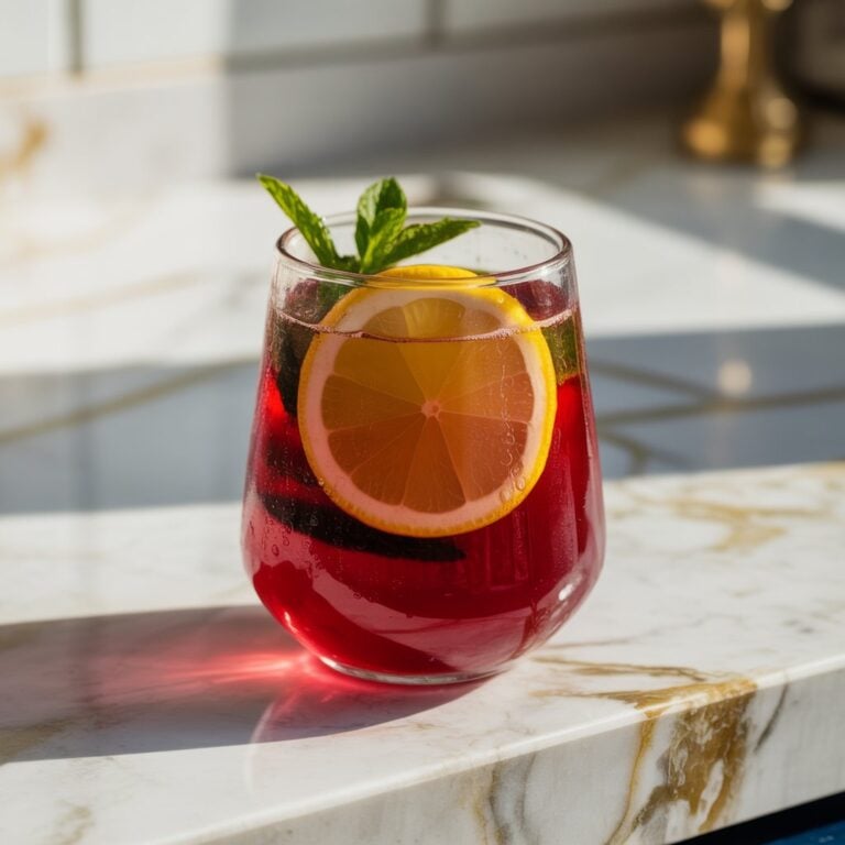 Sour Blood Lemonade Mocktail Recipe