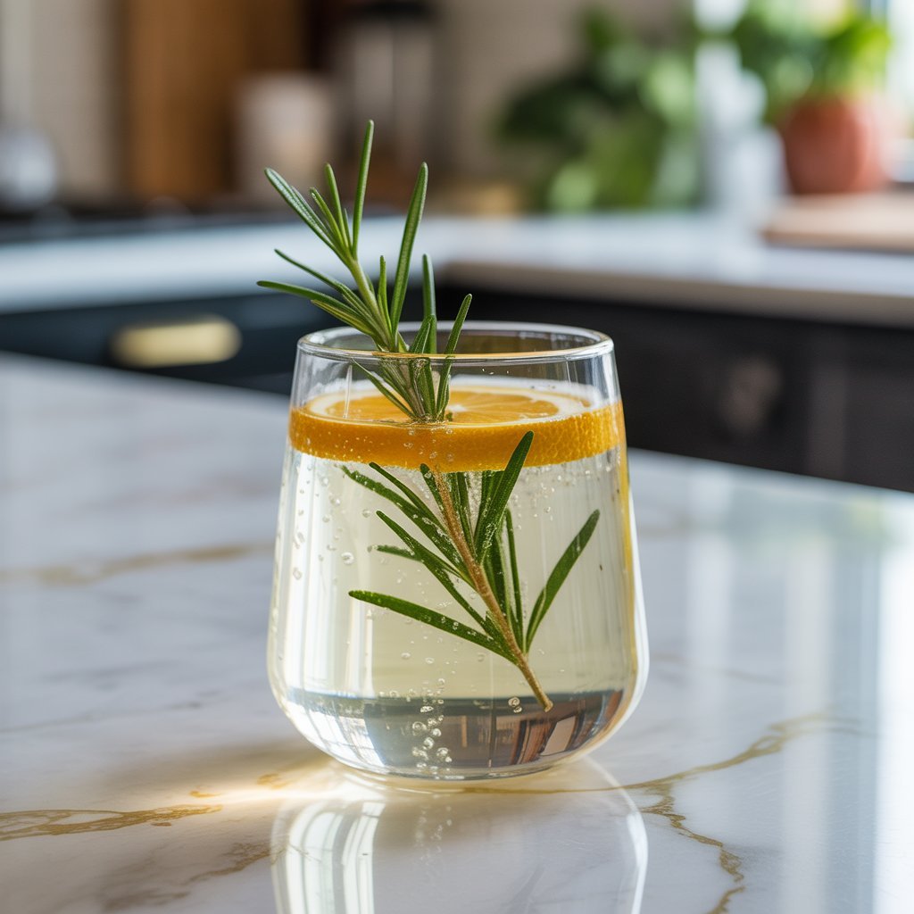 Rosemary Citrus Sparkle Mocktail Recipe