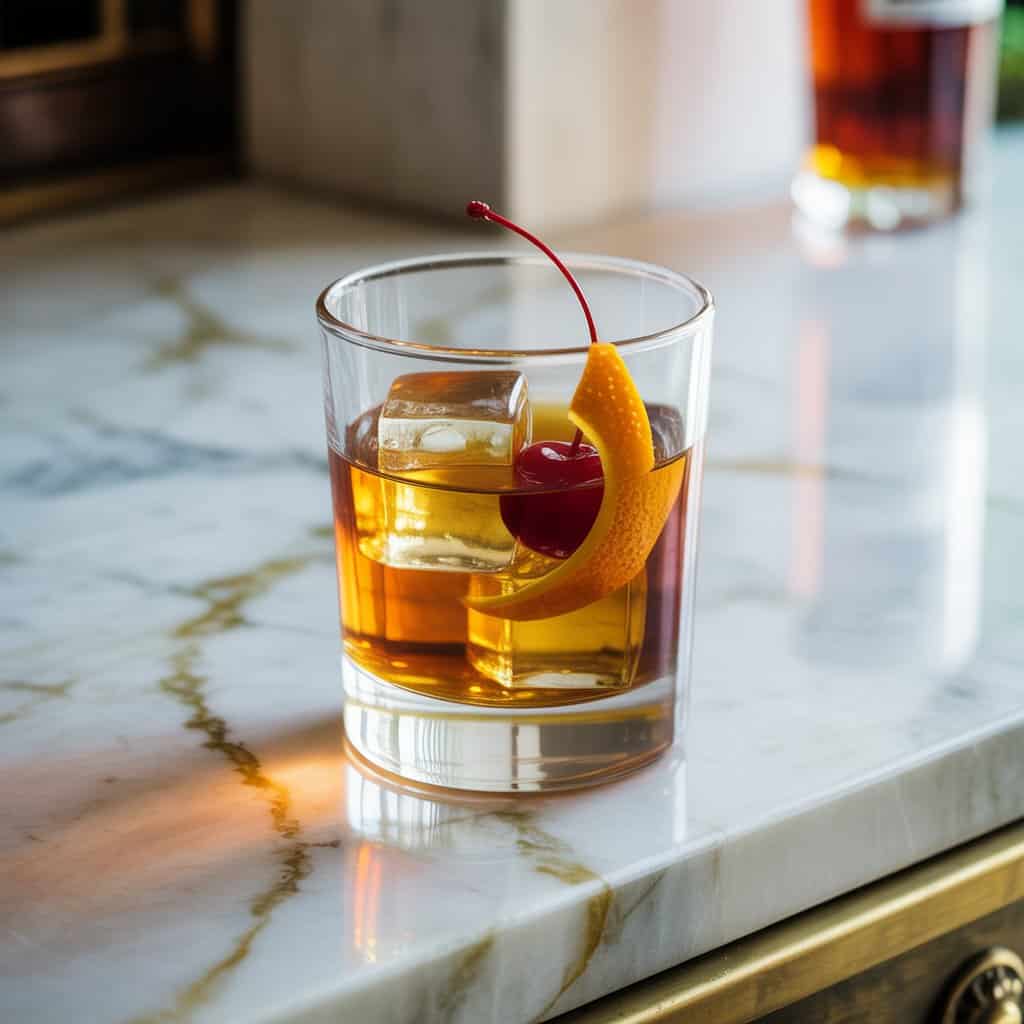 Classic Bourbon Old Fashioned Cocktail Recipe