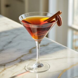 Bourbon Pecan Pie Martini Cocktail Recipe