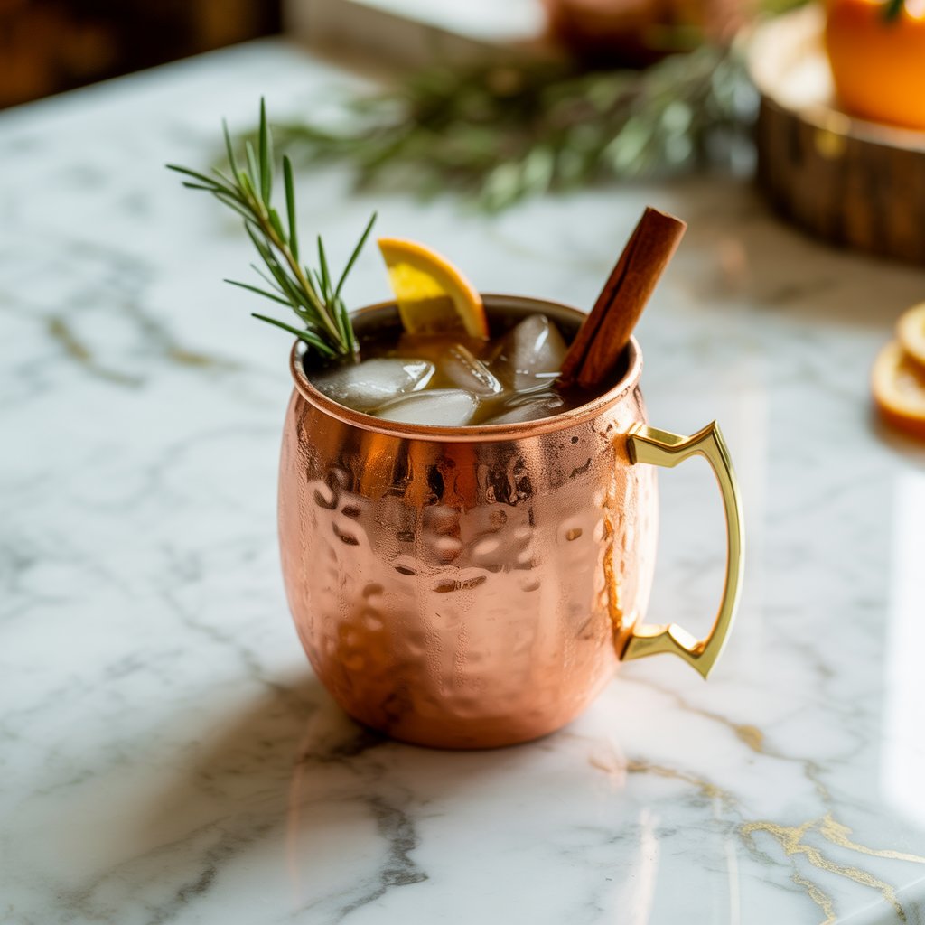 Maple Bourbon Mule Cocktail Recipe