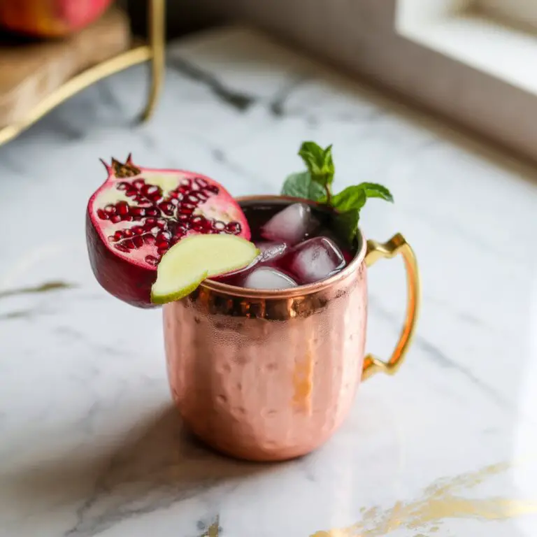 Pomegranate Ginger Mule Cocktail Recipe