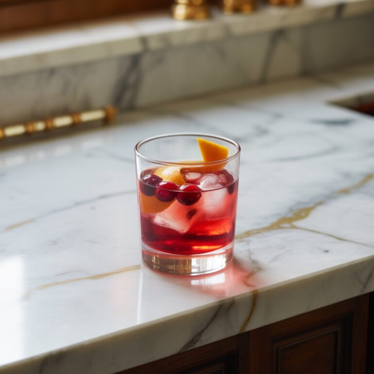 Cranberry Old Fashioned Cocktail Recipe