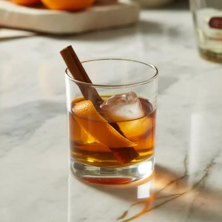 Vanilla Bourbon Old Fashioned Cocktail Recipe