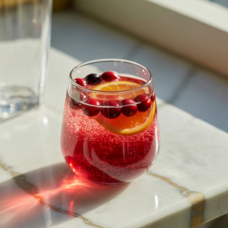 Cranberry Orange Sparkler Cocktail Recipe