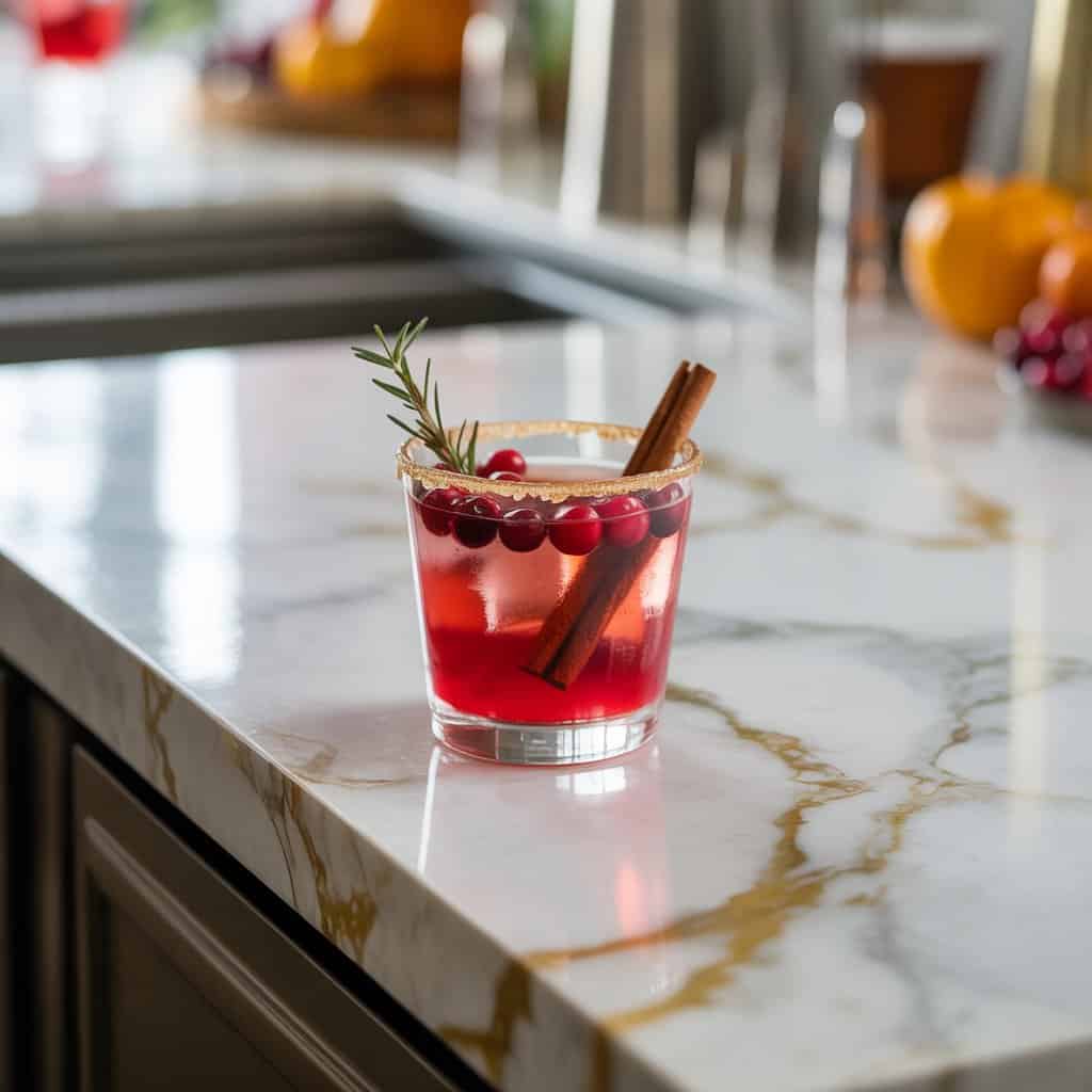 Spiced Cranberry Tequila Margarita Cocktail Recipe