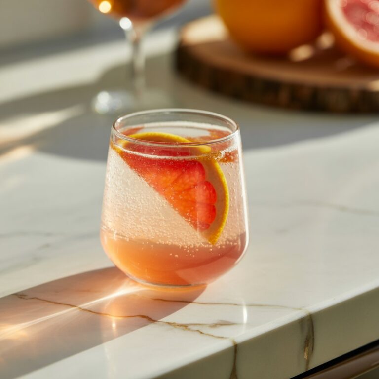 Honey Grapefruit Tequila Spritz Cocktail Recipe