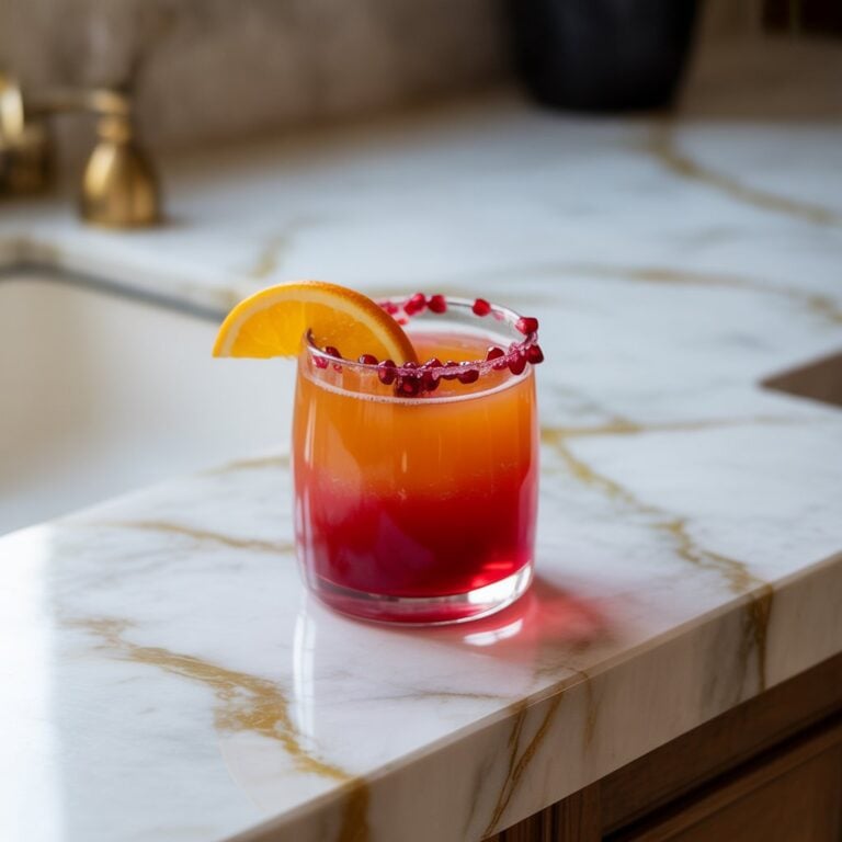 Pomegranate Tequila Sunrise Cocktail Recipe