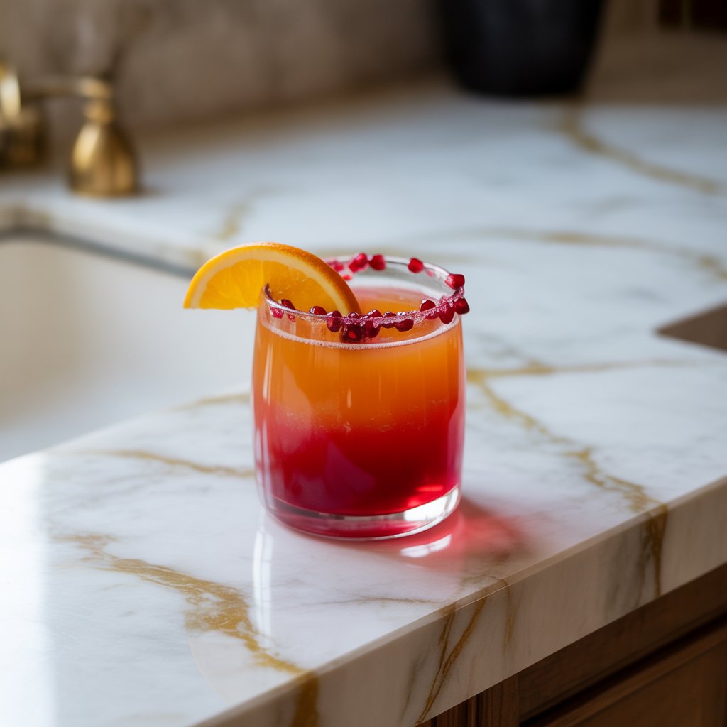 Pomegranate Tequila Sunrise Cocktail Recipe