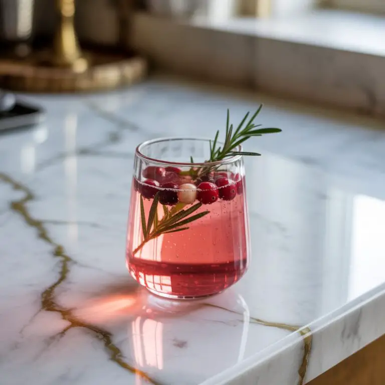 Gin and Cranberry Fizz Cocktail Recipe
