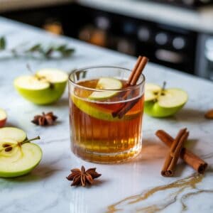 Spiced Apple Gin Sour Cocktail Recipe