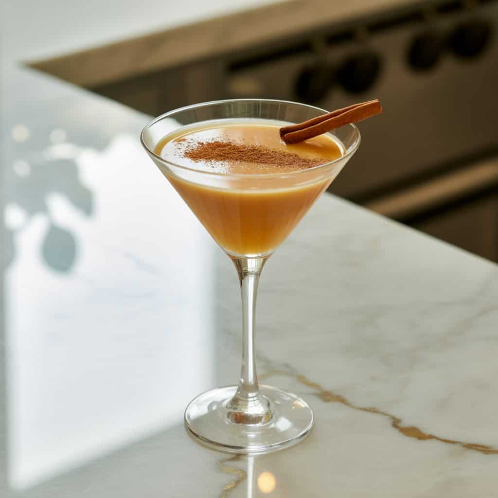 Pumpkin Spice Martini Cocktail Recipe