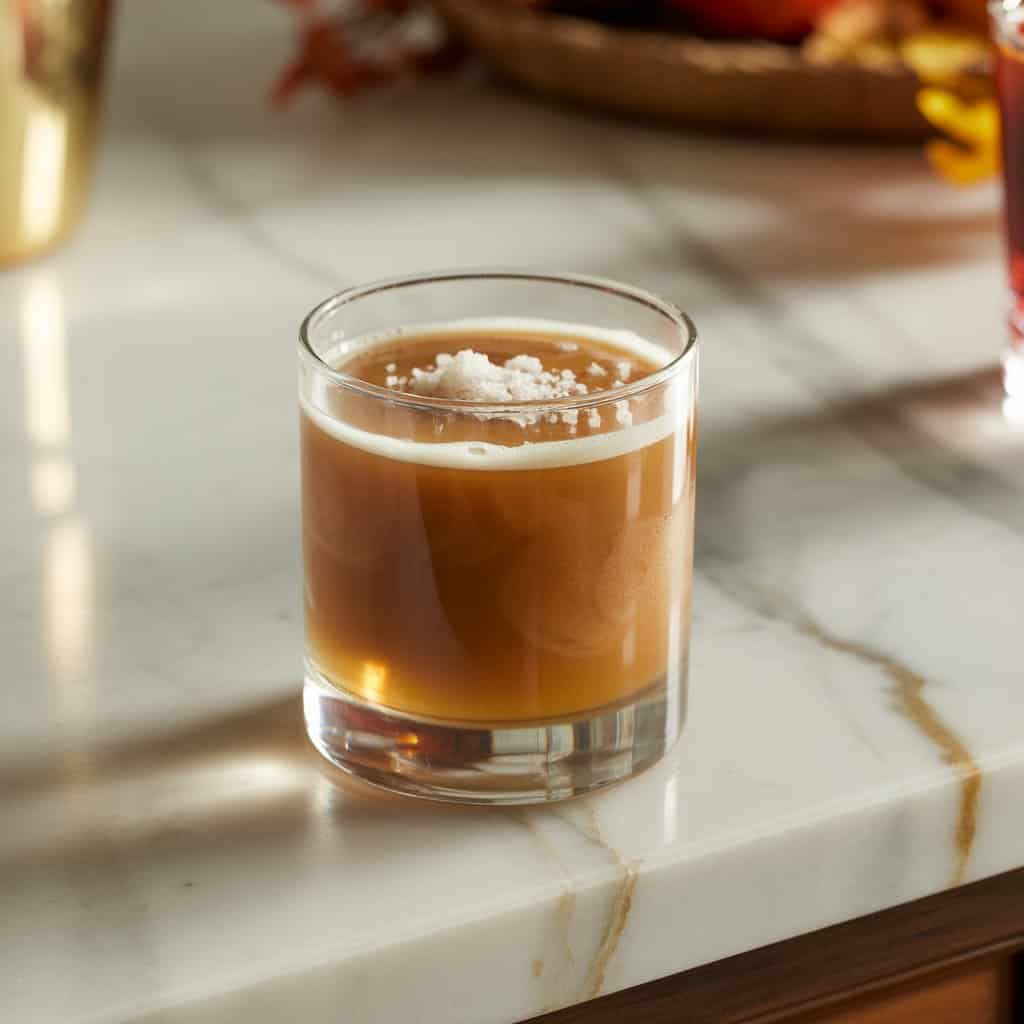 Salted Caramel White Russian Cocktail Recipe