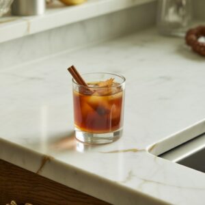 Cinnamon Maple Bourbon Smash Cocktail Recipe