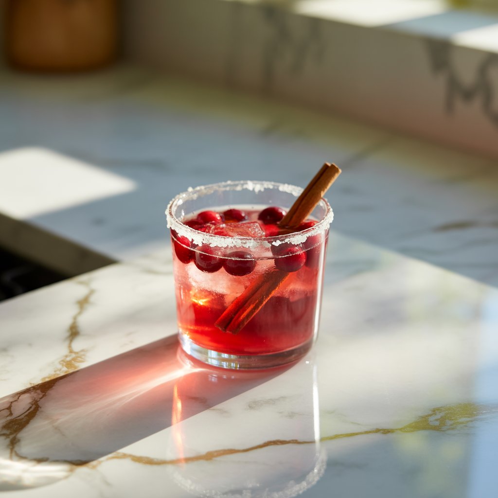 Spiced Cranberry Margarita Cocktail Recipe