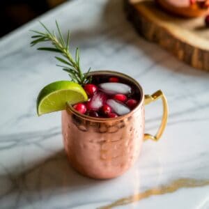 Cranberry Mezcal Mule Cocktail Recipe