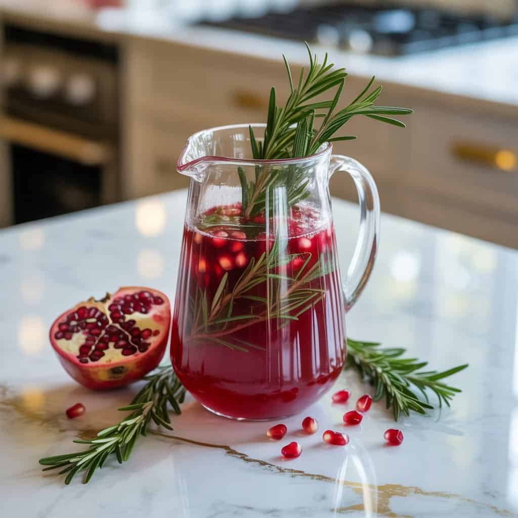 Pomegranate Rosemary Punch