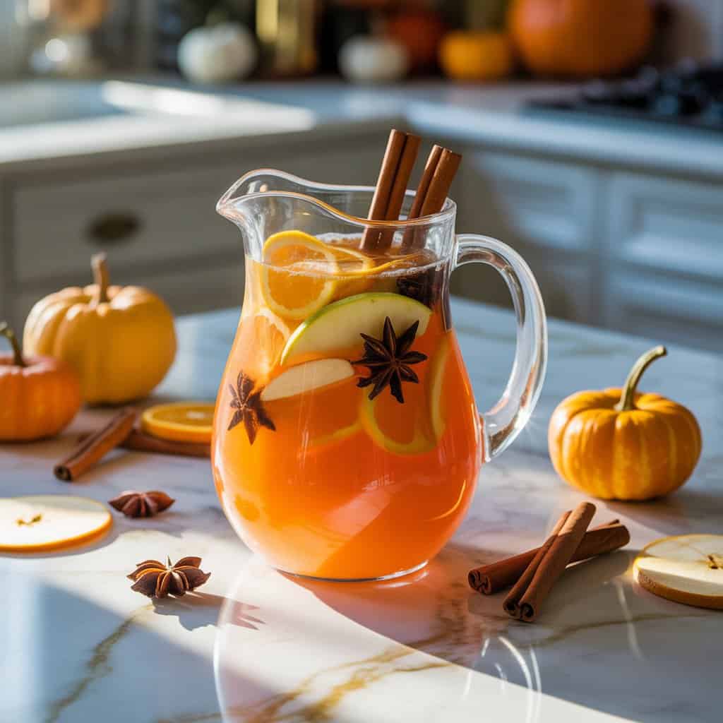 Pumpkin Spice Fizz Mocktail Recipe