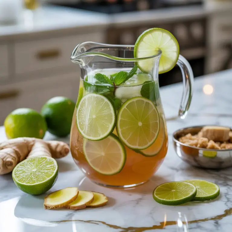 Ginger Lime Cooler Mocktail Recipe