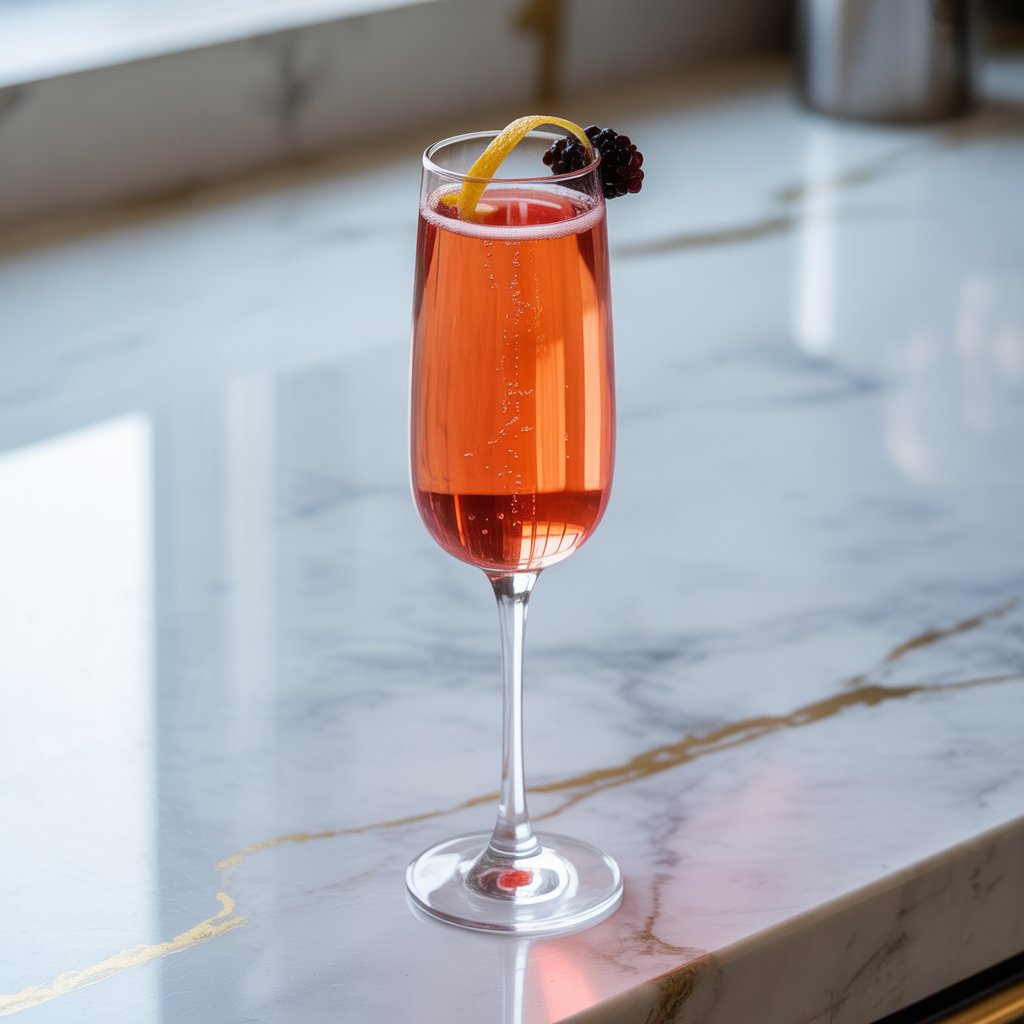 Bat Bite Bellini Cocktail Recipe